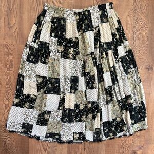 VINTAGE danish midi skirt